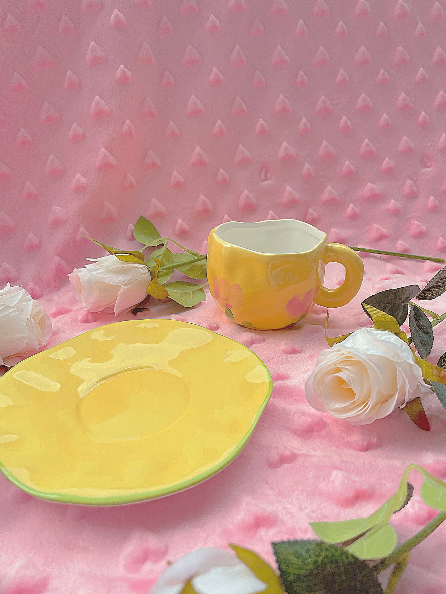 Yellow tulip flower Mug