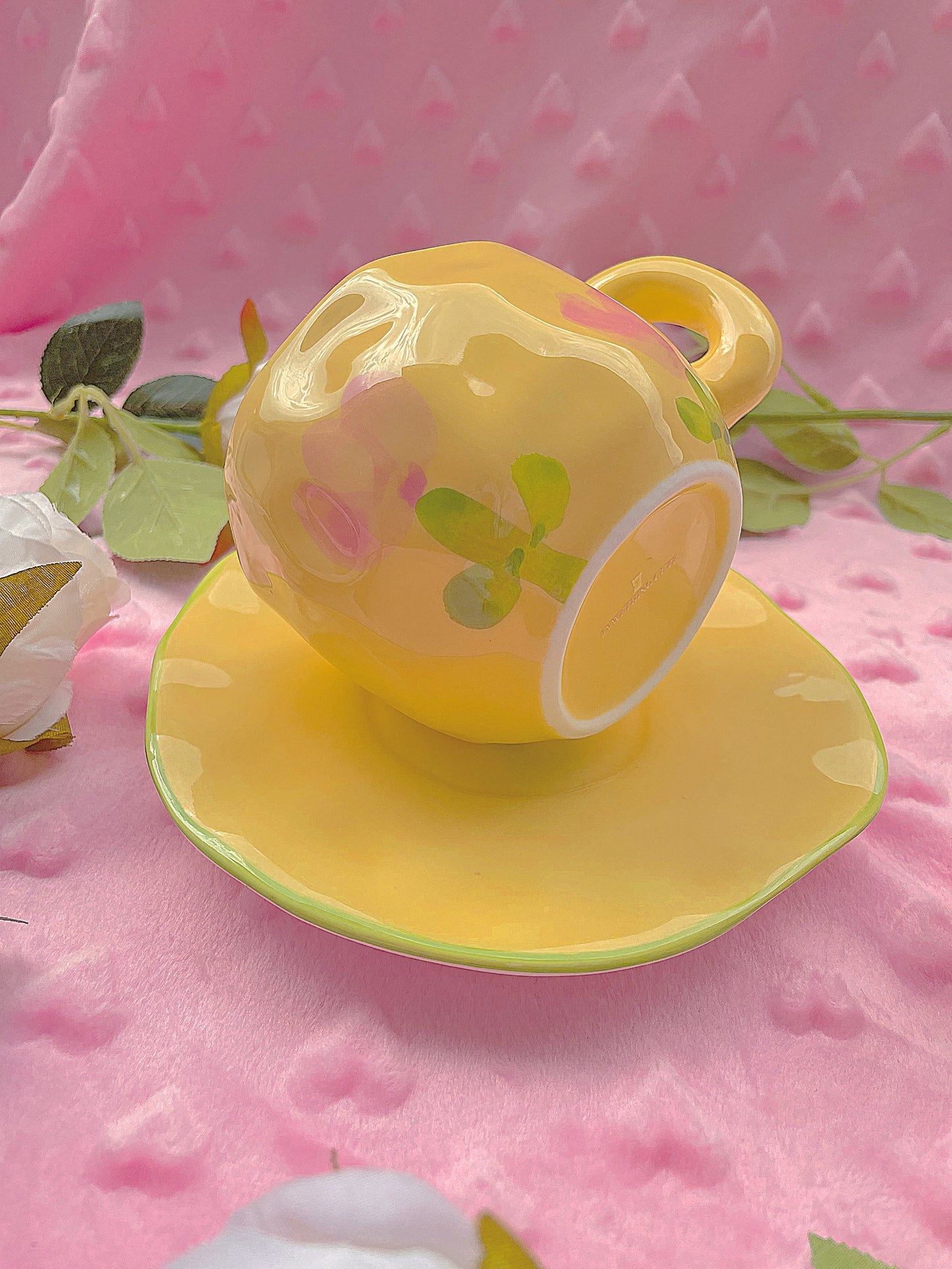 Yellow tulip flower Mug
