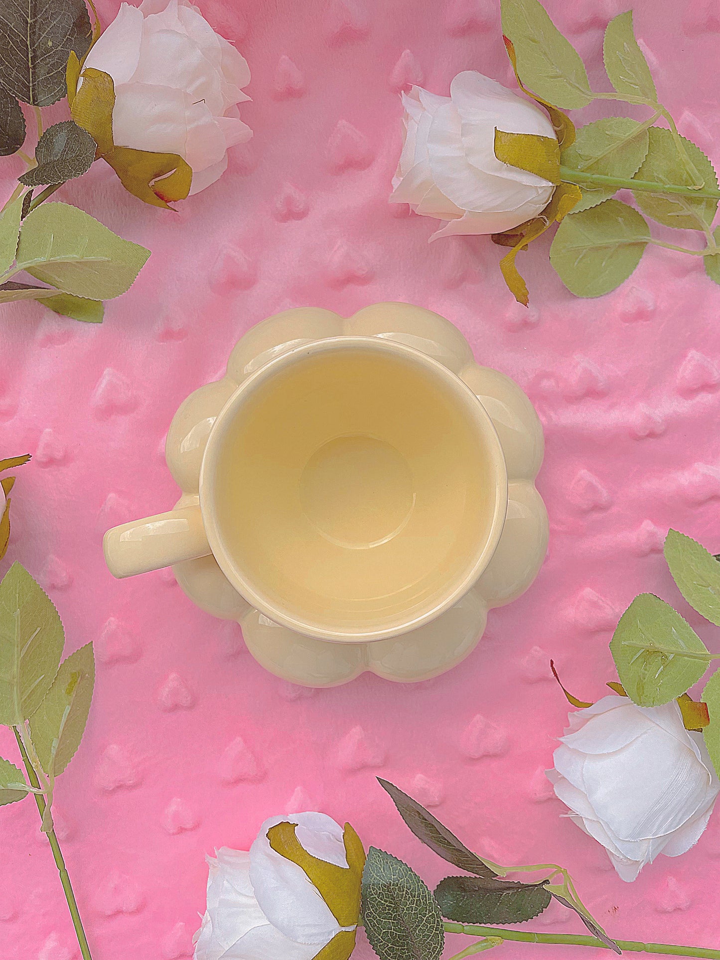 Yellow Cloud Flower Mug