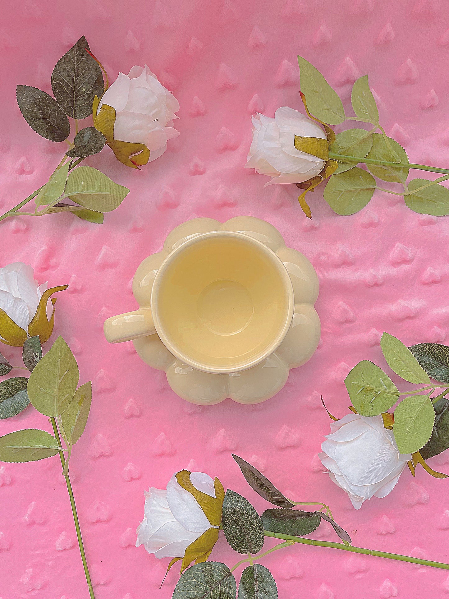 Yellow Cloud Flower Mug