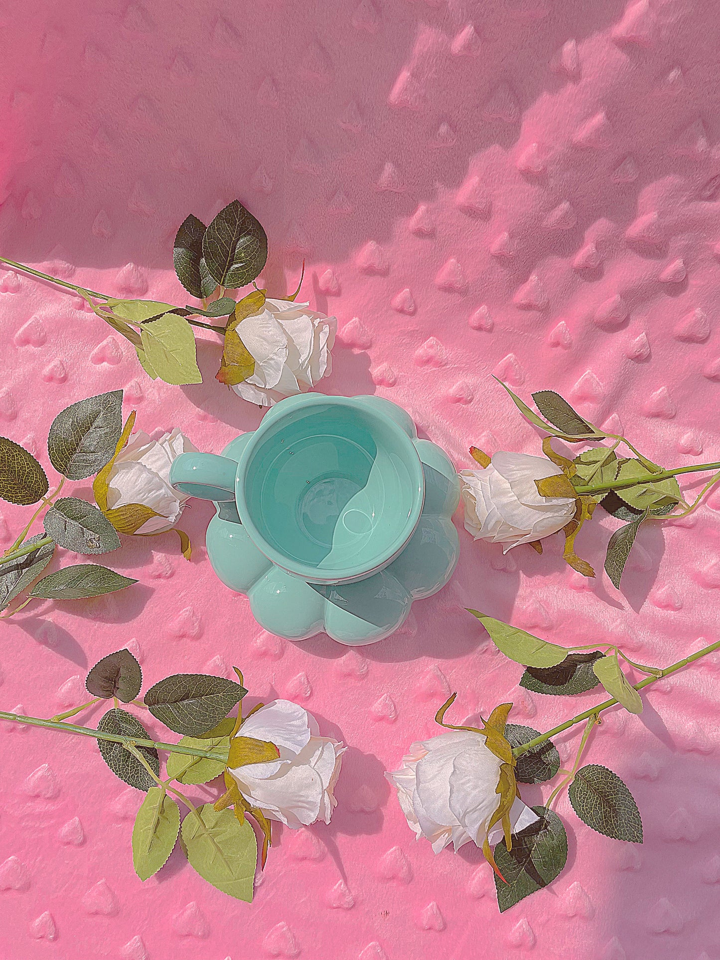 Blue Cloud Flower Mug