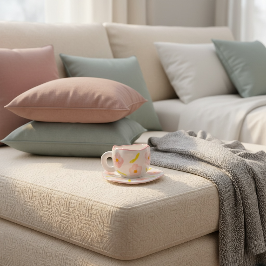 weiss Coquette Ästhetik Tasse mit rosa blumen