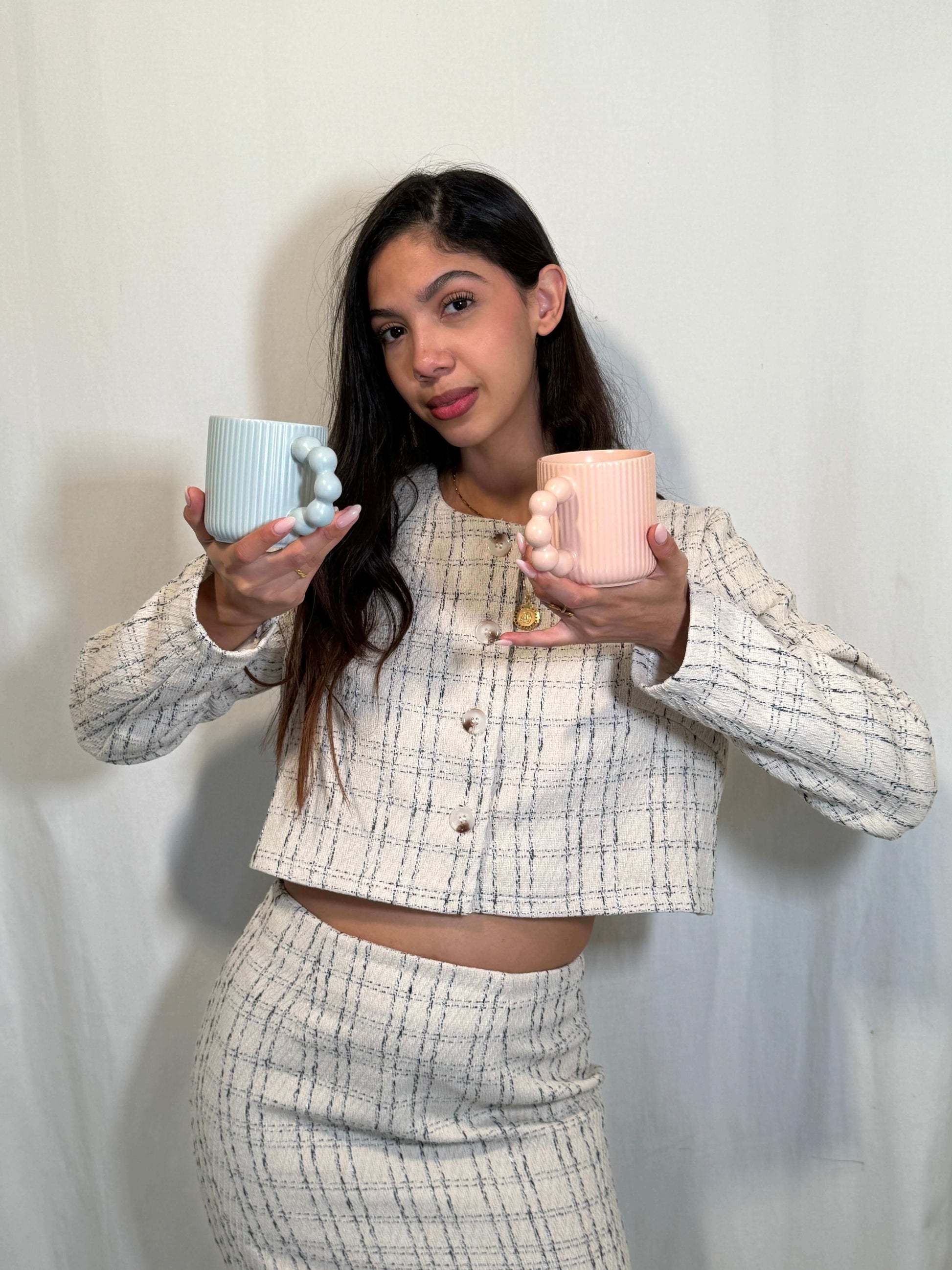 Bubbles Gläser blaue Tasse mit Sprudelhenkel