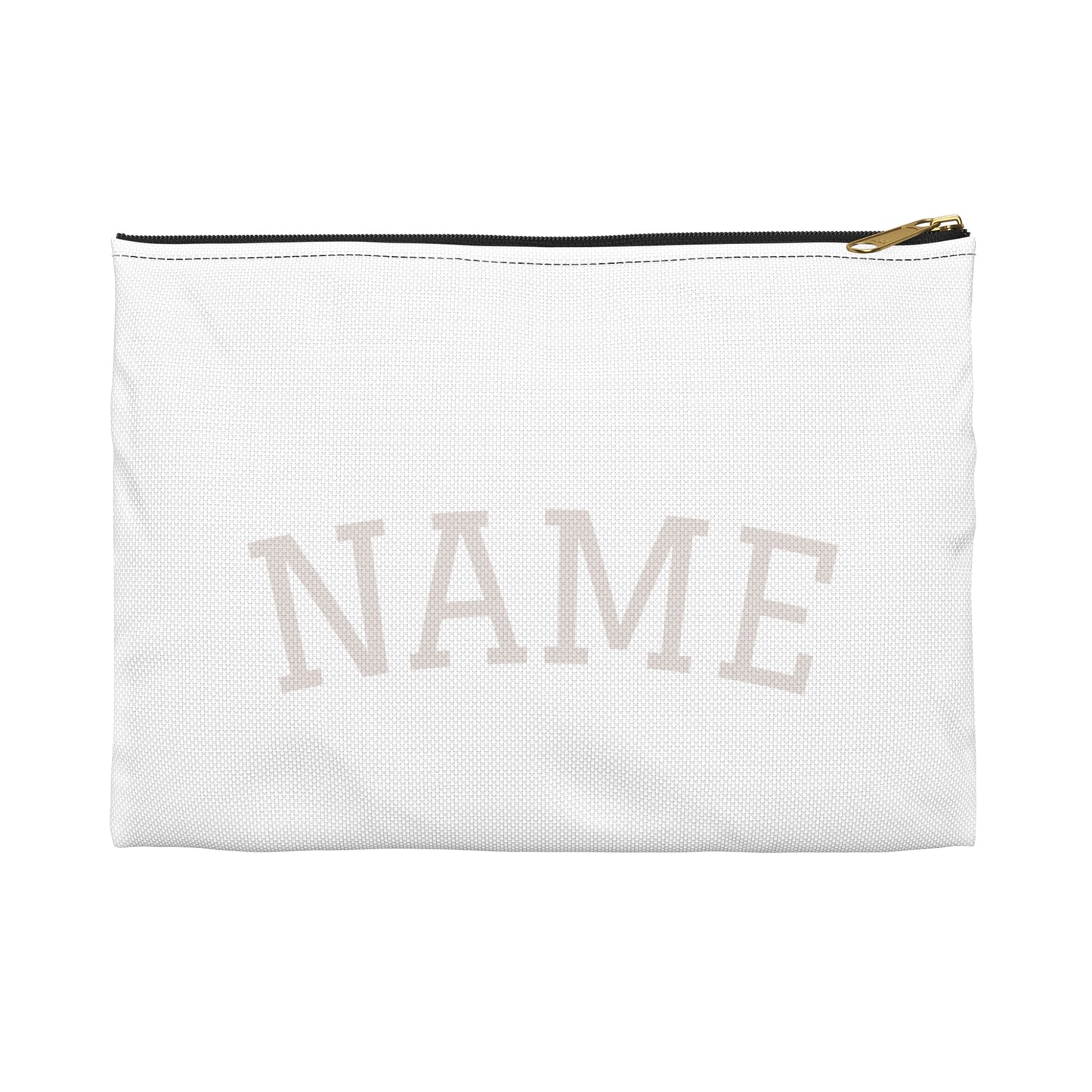 Personalized Baby Pink Accessory Pouch — "My Soul Is Baby Pink and Very Expensive" Cosmetic Bag