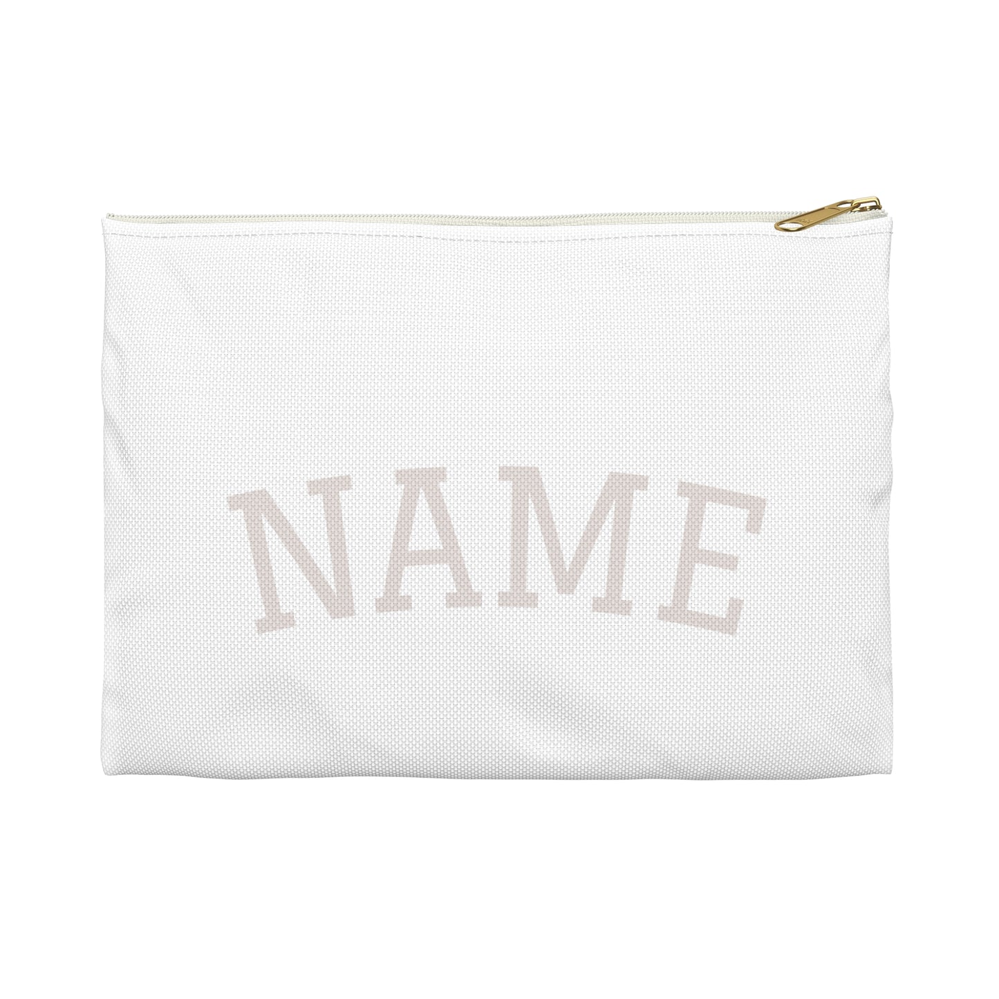 Personalized Baby Pink Accessory Pouch — "My Soul Is Baby Pink and Very Expensive" Cosmetic Bag