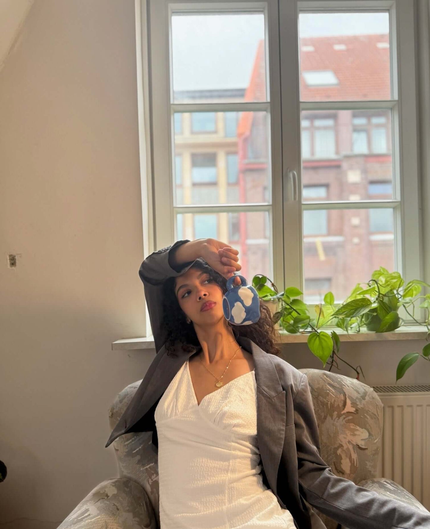 TrinkgläserSet – Dunkelblaue Wolkenform Tasse