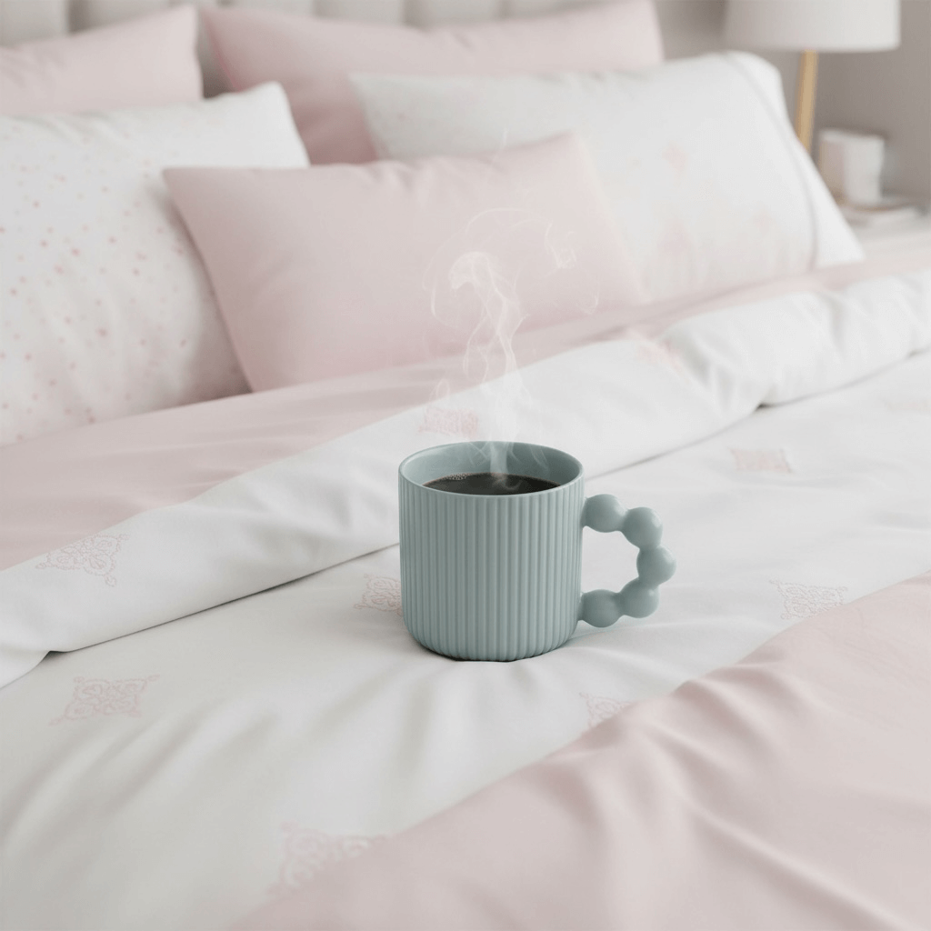 Bubbles Gläser blaue Tasse mit Sprudelhenkel