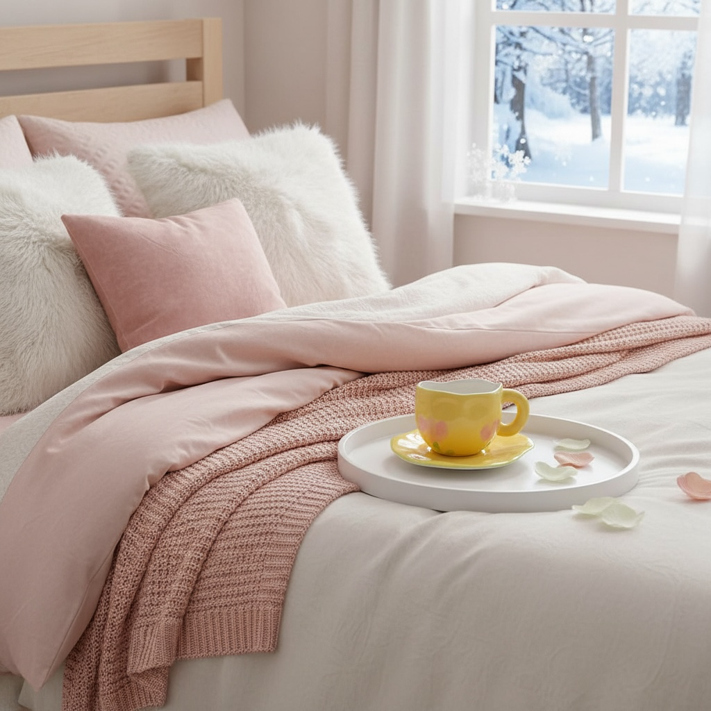 Tasse mit Untertasse – Gelbe Tulpenblume