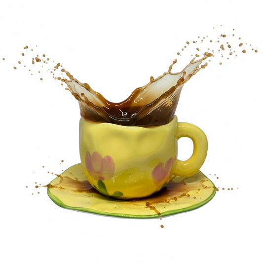 Yellow tulip flower Mug